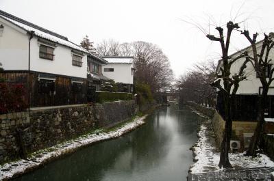 雪に覆われた近江八幡紀行