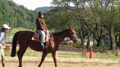 ほんごう馬の里で乗馬