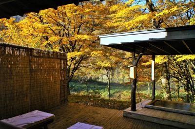 秋色の秋田！紅葉の名所・抱返り渓谷の渓流沿いの一軒宿「都わすれ」で至福の時を過ごす