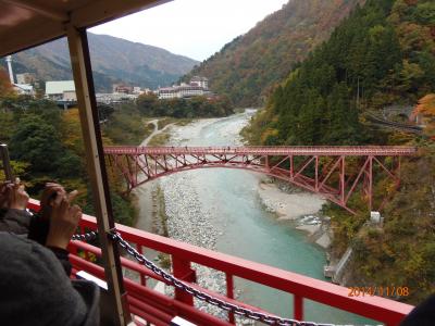 秋の立山とトロッコ列車のツアー