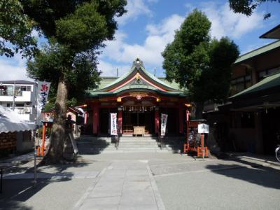 日本の旅　関西を歩く　大阪市の淀川、神津神社周辺