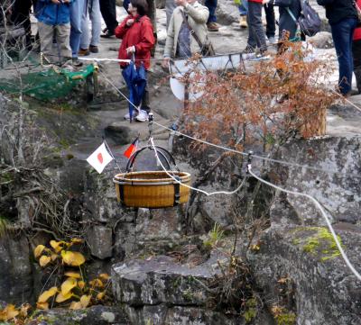 2014.10一ノ関出張旅行2-厳美渓，長者滝橋，かっこうだんご空を飛ぶ！！