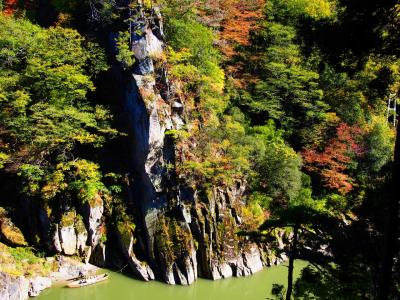 天竜峡の秋景色　長野県飯田市