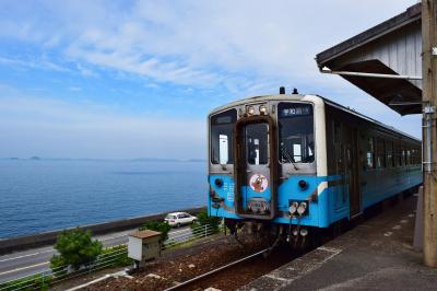 ぶらり愛媛旅～日本一海に近かった駅、下灘駅と蛇口から出るポンジュースを求め～