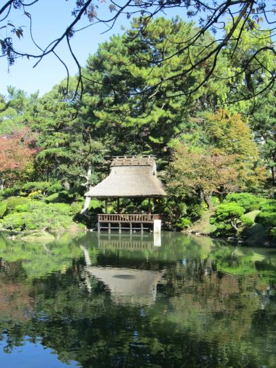 山陽・山陰地域周遊の旅　初日その２　～　無料で入園した縮景園　～