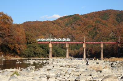 紅葉どピーク！埼玉県の紅葉名所･長瀞へ行ってきた！阿佐美冷蔵も4度目の再訪です