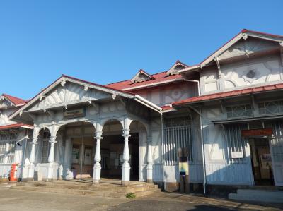 浜寺公園駅（最古の木造駅舎１０７年）大阪にもあったのね 土塔（どとう）