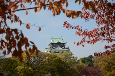 大阪城の紅葉を見てから、４トラ仲間と女子会～2014秋の関西　vol.4