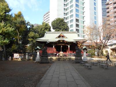 武蔵渋谷　桓武平氏を祖とする秩父氏庶流の河崎基家が「後三年の役」戦功で下賜された谷盛荘の居館に開創したという『金王八幡宮』訪問