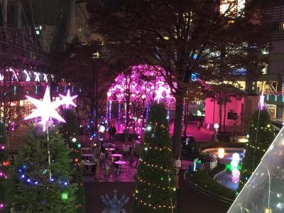 2014年イルミネーションを見に行こう!!!　 第4弾　東京ドームシティのイルミネーションと庭のホテルのランチ