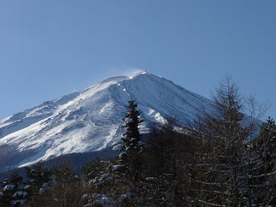 冬の富士山・山中湖周辺