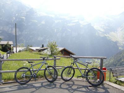 2011年7月スイス-3　ミューレンとクライネシャイデックでマウンテンバイクに初挑戦　