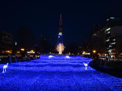 フラメンコ曽根崎心中札幌公演,大通り公園のイルミネーション