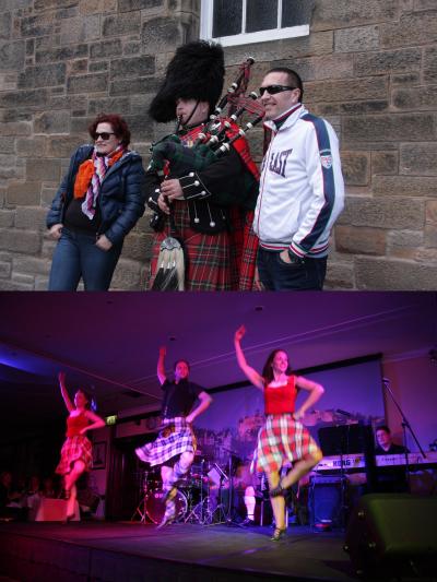 スコットランド・フランスの旅2014　6.ロイヤル・マイルとスコティッシュ・ダンス　The Royal Mile and Scottish dance &　music