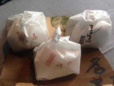 −−【岐阜】栗きんとん食べ比べ@中津川市