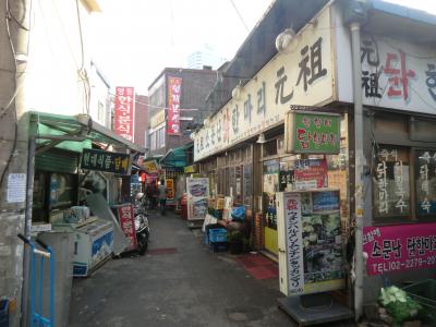 第36回海外旅/アジョッシ3人組の韓国視察・その4.ソウル市内ぶらり散歩と鶏鍋を食う。