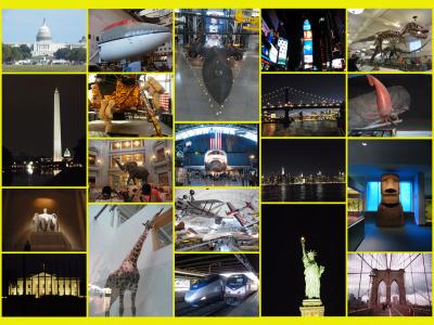ワシントンDCとニューヨーク一人旅（3日目②）　航空宇宙博物館別館見学（トランスフォーマー2関連の写真）