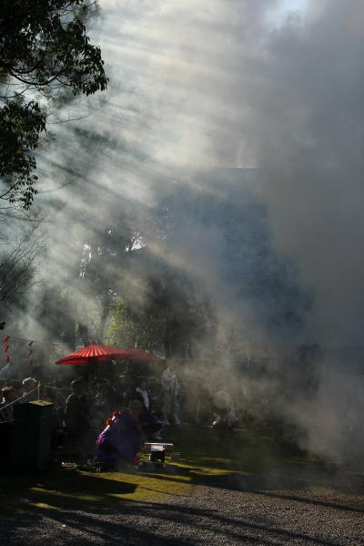 2014年秋の京都　太秦広隆寺のお火焚祭