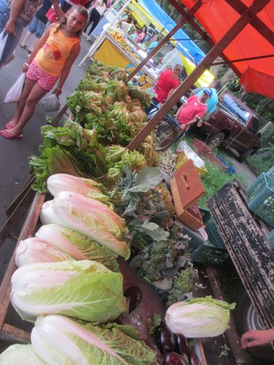 姪っ子ちゃんとパラナ州ウムアラマ市のフェイラに行きました