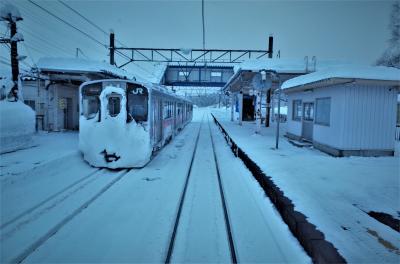 【列車旅】豪雪の新潟～米沢～横手～北上横断日帰り旅