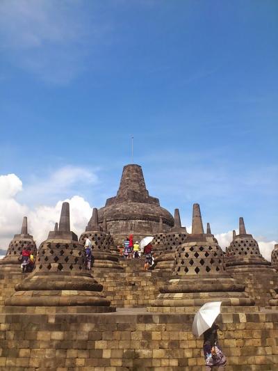 ジャワ島 女一人旅⑤ボロブドゥール日中観光編