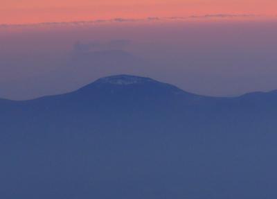 2014.12宮崎出張旅行2-IBEX25便　夕暮れを福岡から宮崎へ