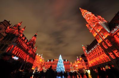 感動の音と光のショー　グランプラス