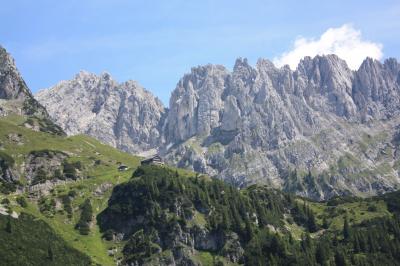 2014年　チロル 皇帝山脈紀行 絶景の５つ星ホテルで過ごす１週間　【9】憧れのWilder Kaiserへハイキング　前編（Wochenbrunner AlmからGruttenhuetteまで）