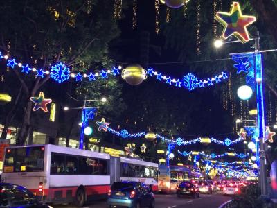 シンガポールでクリスマスイルミネーションを楽しむ♪