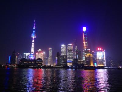 年の瀬上海ぶらり旅　その1　～上海ビル街・Shanghai night～