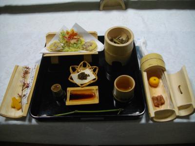 竹寺で精進料理
