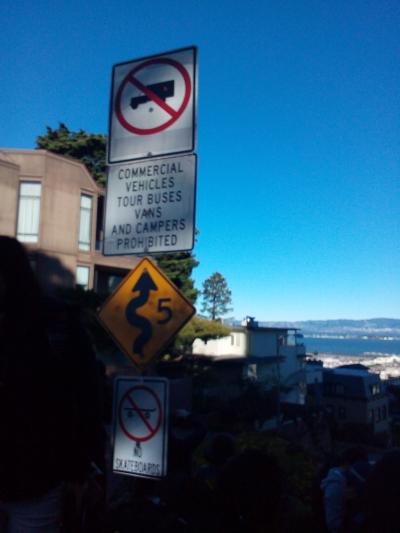 サンフランシスコの坂道を歩いたよ、半日で15kmほど。