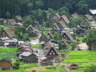 白川郷と新穂高からの絶景パノラマ