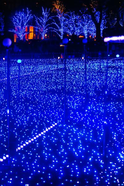 六本木Tokyo Midtown2/2：　ミッドタウン・クルーズ　LED　変幻　☆星が瞬く宇宙のよう