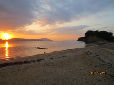 アラサー女子の冬の小豆島～主にエンジェルロード～