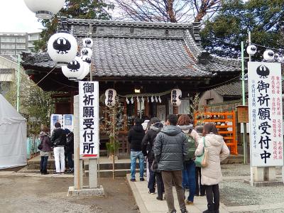 川越・熊野神社に初詣