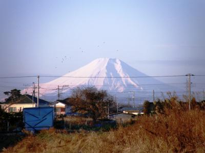 2015年早朝ウォーキングは富士山の写真を撮るためにコース変更