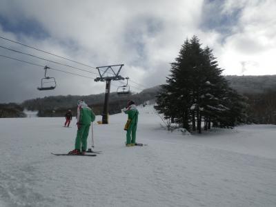 志賀高原スキーと善光寺