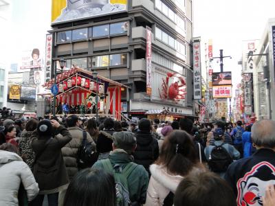 【12年ぶりのＵＳＪ＆ちょっと大阪・その２】道頓堀でマッサンのエリーに会う＆くいだおれ