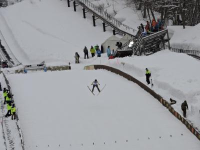 スキージャンプワールドカップレディース２０１５蔵王公式練習と予選（大会前日）
