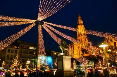 クリスマスで彩られる12月のヨーロッパ☆ストラスブールからベネルクス3カ国へ…(雨にも負けず風にも負けず、アントワープ編⑨/ベルギー）