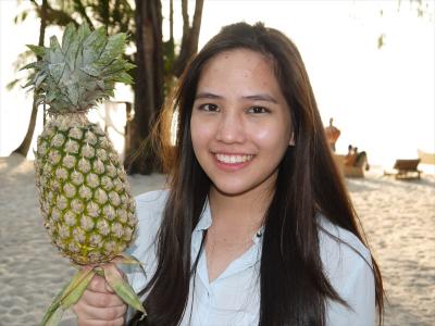 クッド島の世界一美味しいパイナップルとココナッツアイスクリームが静かな人気