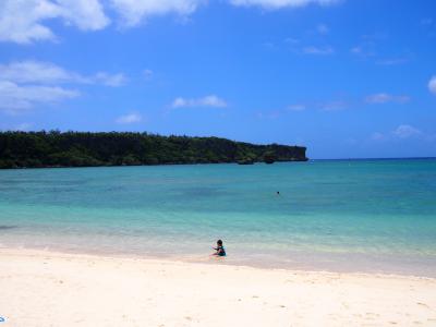 初！沖縄の旅　５日目　「海遊び、万座ビーチでしめくくり。」