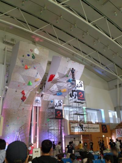 IFSCクライミングワールドカップ2012を観戦しに印西へ行ってきました