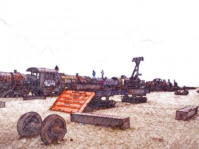 天空の鏡が見たくて ウユニ塩湖一人旅５*・゜・*ウユニ塩湖デイツアー*・゜・*