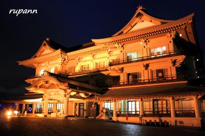 青春18切符一人旅　滋賀　彦根夢京橋キャッスルロード～びわ湖大津館イングリッシュガーデンイルミネーション