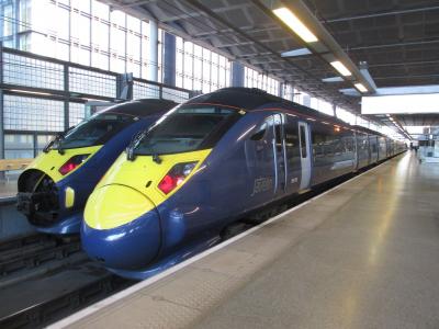 ４日間でバージンアトランティク航空に乗り、日立製の電車クラス395に乗りに行く