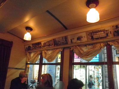 ヨーロッパ　6-(4)　ミラノでトラムレストラン”アトモスフェラ（ATMosfera）”に乗りディナーを・・・・