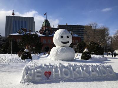 雪まつり直前の札幌へ