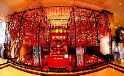 名古屋マリオットアソシアホテルのつるし雛